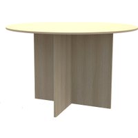 Офисный стол для переговоров МДК СП-К круглый 1200x1200x750 (дуб млечный)