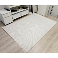 Ковер для жилой комнаты Radjab Carpet Сканди Сизаль Прямоугольник 10937B 12233RK (0.8x1.5, Beige C/Beige C)