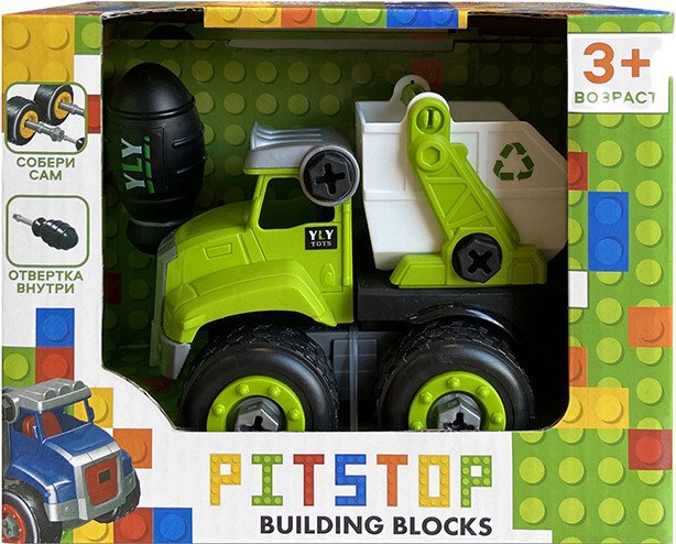 

Конструктор Pit Stop Building Blocks Мусоровоз
