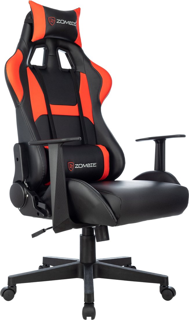 

Игровое (геймерское) кресло Бюрократ Zombie Game Penta (черный/красный)