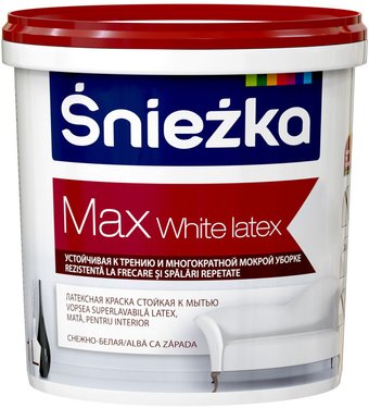 Sniezka Max White Latex 1 л (белоснежный)