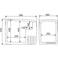 Компрессорный автохолодильник Waeco CoolFreeze CDF 46