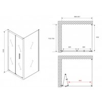 Душевой уголок Abber Sonnenstrand AG07090-S75
