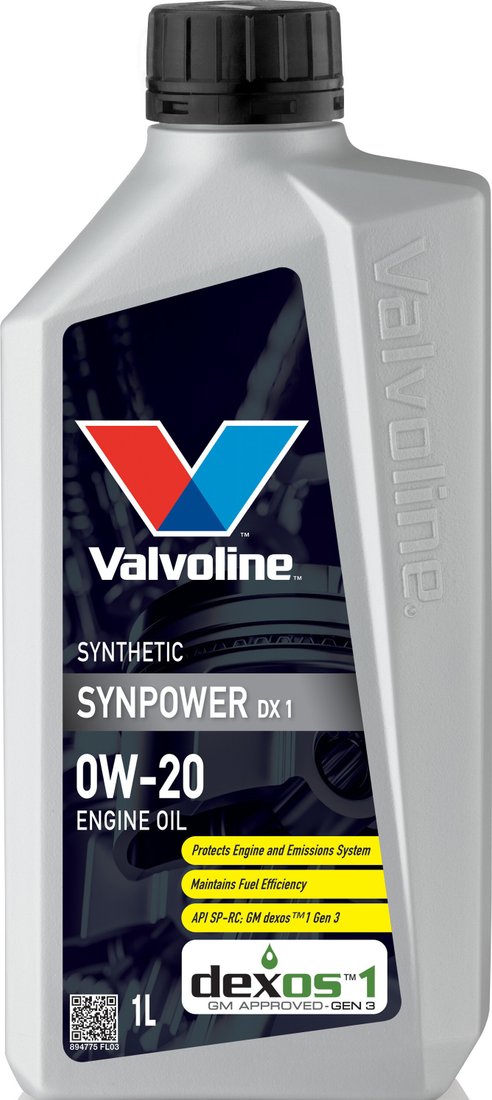 

Моторное масло Valvoline SynPower DX1 0W-20 894775 1л