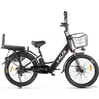 Электровелосипед Eltreco Green City E-Alfa Fat (черный)