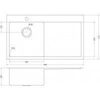 Кухонная мойка Oulin OL-FTL101R
