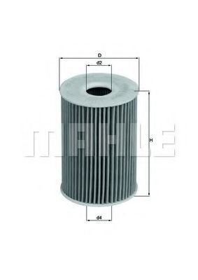 

Масляный фильтр Mahle Knecht OX415D