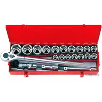 Набор трещотка с головками King Tony 6323MR (23 предмета)