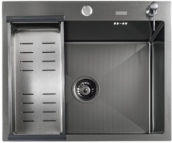 Кухонная мойка Avina Futur FK 4848 B Eco Embossing (черный нано)