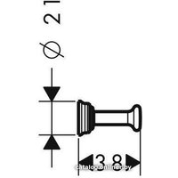 Крючок для ванны Axor 42137820