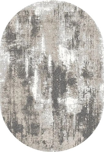 Ковер для жилой комнаты БелКа Премиум Овал 20115 25222 1.5x2.3 м