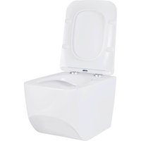 Унитаз подвесной Roxen Boro в комплекте с инсталляцией StounFix Dual Fresh 6 в 1 577353 (кнопка: белый глянец)