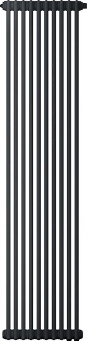

Стальной трубчатый радиатор Zehnder Charleston 2180, 1/2", 6 секций, нижнее подключение (черный матовый)