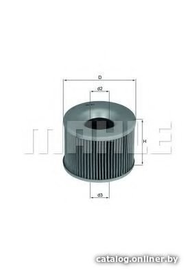 Масляный фильтр Mahle Knecht OX61D