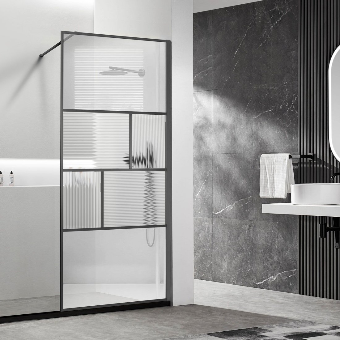 

Душевая стенка Vincea Walk-In VSW-1HC800CFGM