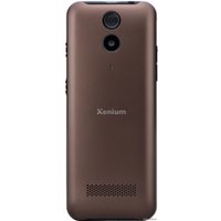 Телефон Philips Xenium E331 (коричневый)