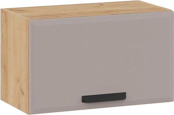 

Шкаф навесной Трия Тиана 1ВВ6Г с одной откидной дверью (дуб крафт золотой/мокко супермат)