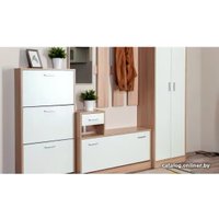 Стенка Империал Интер в прихожую (дуб сонома/белый)