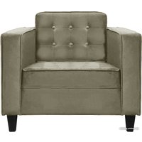 Интерьерное кресло Brioli Вилли (B10/серо-коричневый)