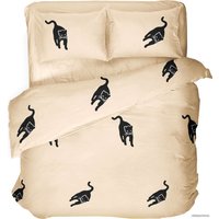 Евро комплект постельного белья Samsara Cats 220-1 (евро)