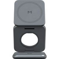Беспроводное зарядное Magssory Fold Pro 3 в 1 WCH063 (темно-серый)