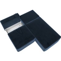 Угловой диван Лига диванов Лига-060 НПБ угол универсальный 129495 (велюр Tower 13 синий)