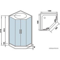 Душевая кабина WeltWasser WW500 Nesse 1002