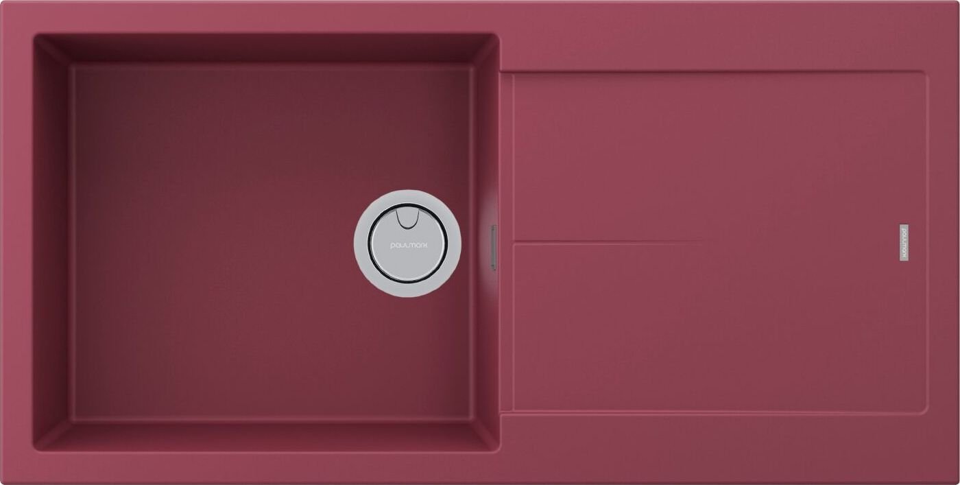 

Кухонная мойка Paulmark Extensio 99 PM989950-ME (бордовый)