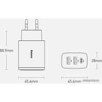 Сетевое зарядное Baseus CCXJ-E02