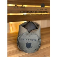 Валик под ноги Banya Line Валик под ноги для парения в бане (гречиха, хаки)