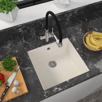 Кухонная мойка ZorG Subline 40 (белый камень)