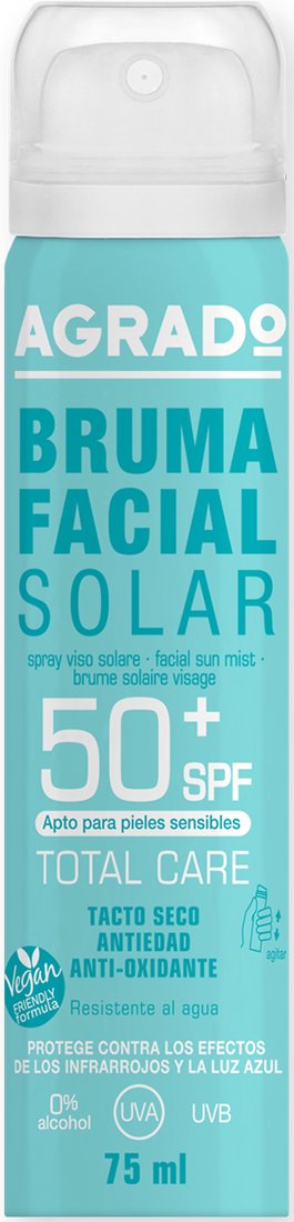 

Спрей солнцезащитный Agrado Facial Sun Mist SPF 50+ 75 мл