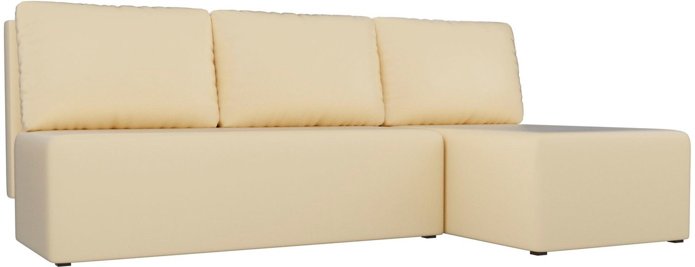 

Угловой диван Mio Tesoro Берген правый (экокожа, бежевый)