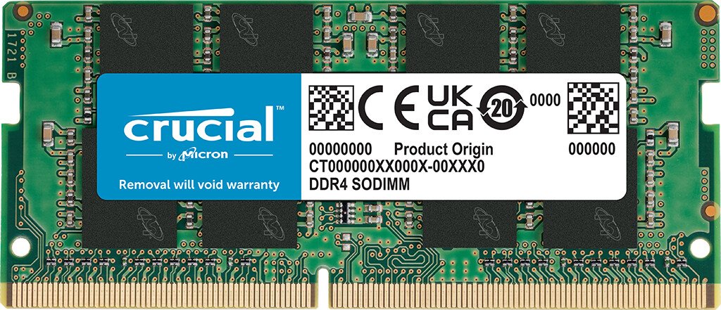 Оперативная память Crucial 8ГБ DDR4 SODIMM 3200 МГц CT8G4SFRA32AT
