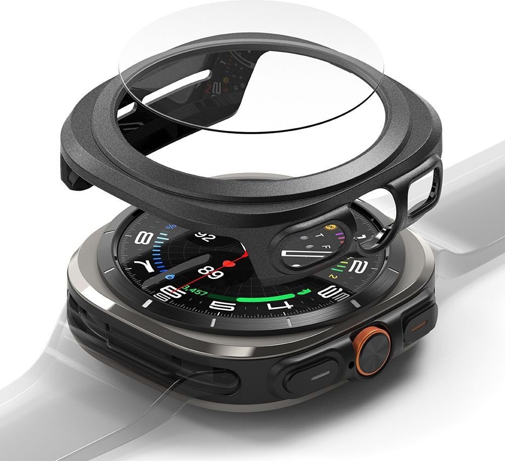 Чехол Ringke Slim & Tempered Glass для Galaxy Watch Ultra (47 mm) Titanium Black