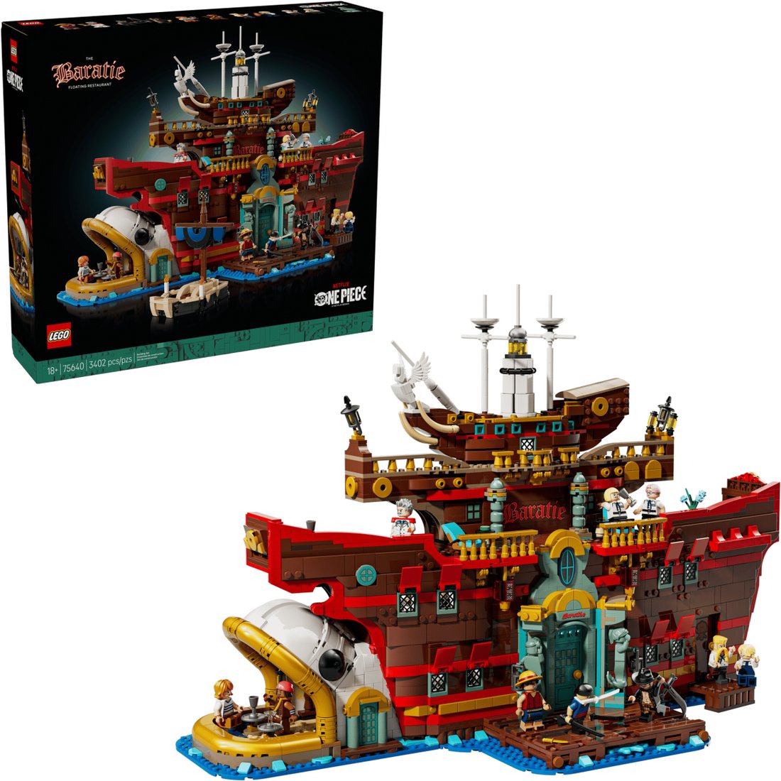 

Конструктор LEGO One Piece 75640 Плавучий ресторан Барати