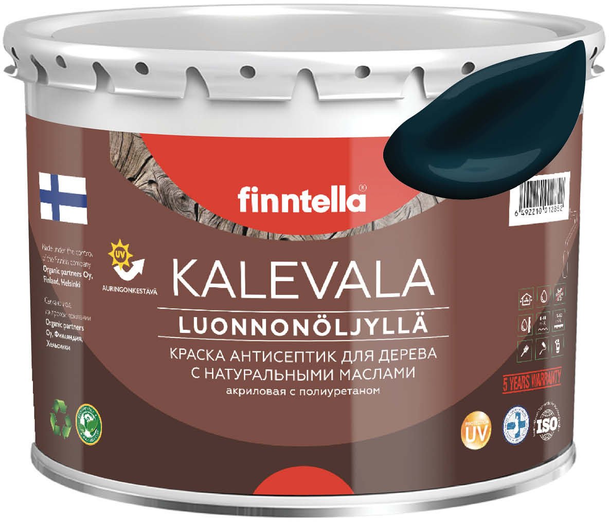 

Краска Finntella Kalevala Ukonilma F-13-1-3-FL008 2.7 л (зеленый/синий)