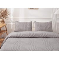 Набор текстиля для спальни Sofi De MarkO Мориц 230х250 Пок-МЦ-ср-230х250 (серый)