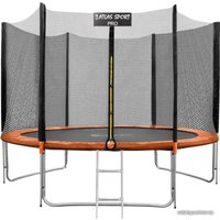 Батут Atlas Sport 312 см - 10ft Pro (3 ноги, внешняя сетка, оранжевый)