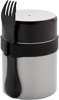 Термос для еды Xindao Bogota P432.971 400мл (серебристый/черный)