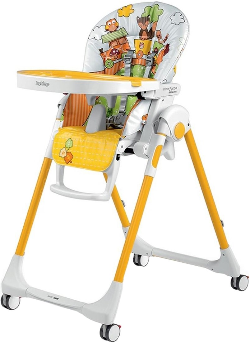 

Высокий стульчик Peg Perego Prima Pappa Follow Me (fox and friend)