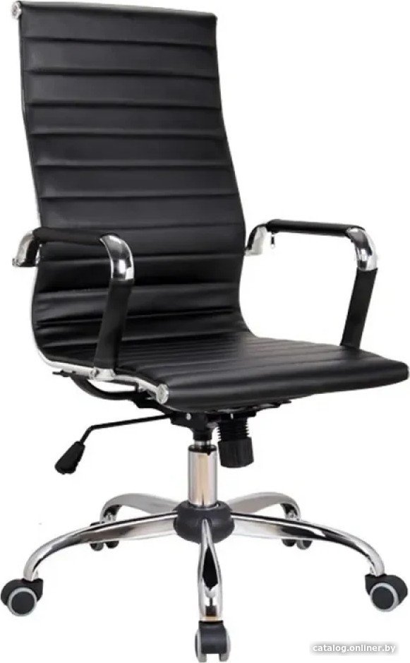 Офисное кресло SitUp Newport сhrome (экокожа Black, MIX-720)