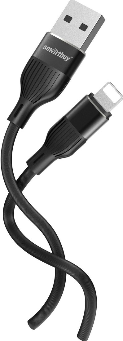 

Кабель SmartBuy S27 iK-512-S72 USB Type-A - Lightning (1 м, черный)