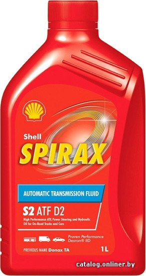 Трансмиссионное масло Shell Spirax S2 ATF AX 1л