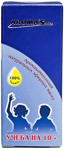 

Aroma Saules Смесь эфирных масел Учёба на 10 10 мл