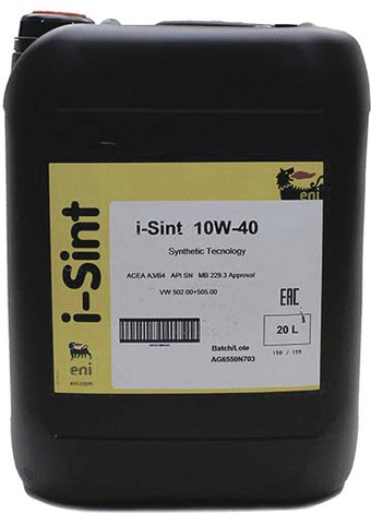 Моторное масло Eni i-Sint 10W-40 20л