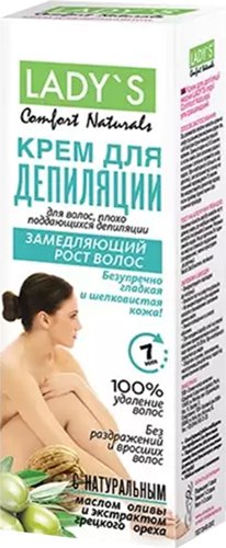 

Крем Lady's Comfort Naturals Замедляющий рост волос (100 мл)