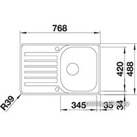 Кухонная мойка Blanco Lantos 45 S-IF Compact [519059]