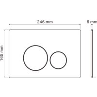 Инсталляция для унитаза Roxen StounFix Dual Fresh 868304