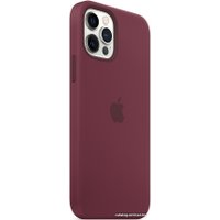 Чехол для телефона Apple MagSafe Silicone Case для iPhone 12/12 Pro (сливовый)